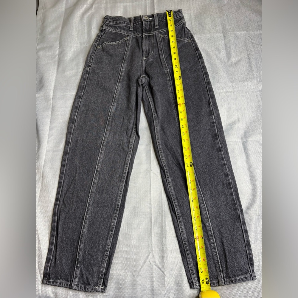 Abercrombie & Fitch Straight Leg Jeans in Washed Black